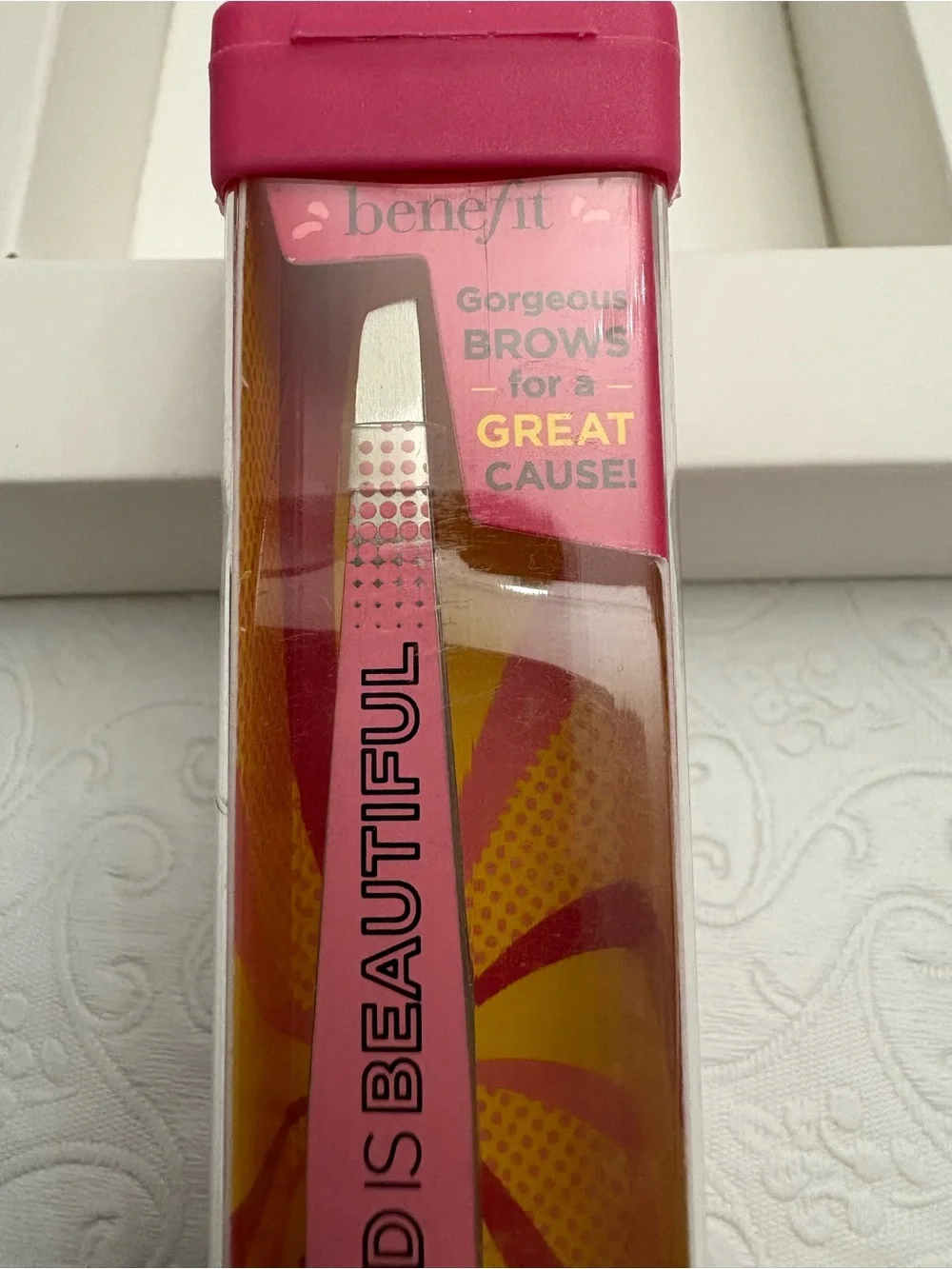 Benefit Bold Is Beautiful Dual-Ended Pink Brow Brush